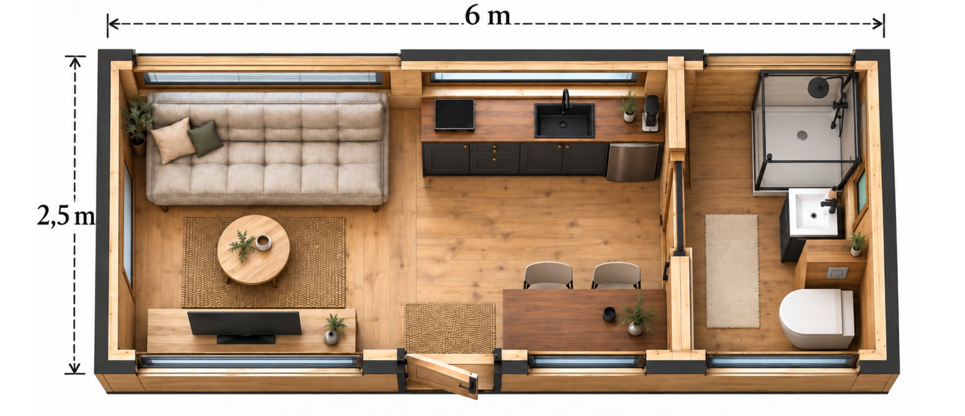 Pôdorys Krpahaus No °2