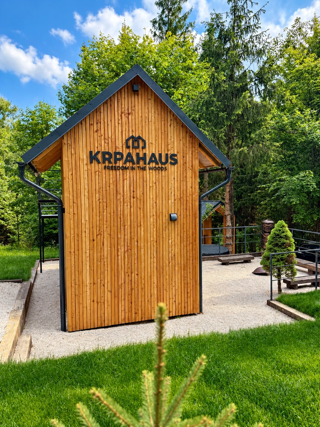Krpahaus No°1 – bočný pohľad na chatku